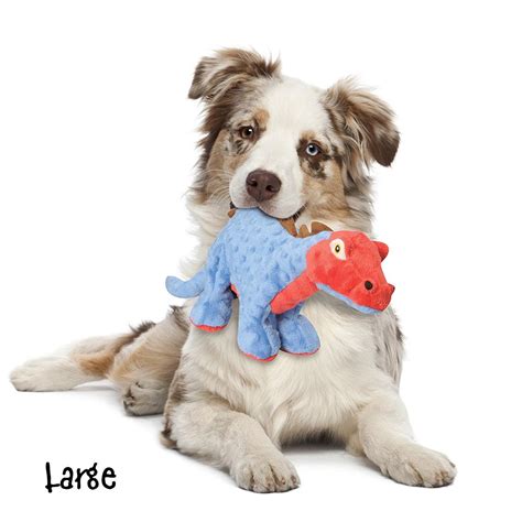 goDog Dino Stegosaurus Dog Toy with Chew Gua... | BaxterBoo