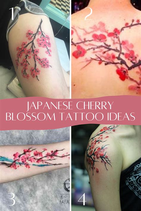 Cherry Blossom Tattoo Ideas {53 BEAUTIFUL IDEAS} - Tattoo Glee