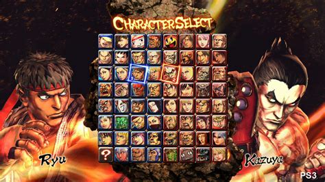 Super Street Fighter x Tekken characters select. by juniorbunny on ...