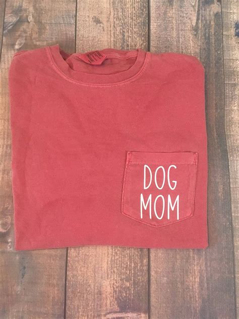 Dog Mom Comfort Colors LONG SLEEVE Shirt Custom Comfort | Etsy