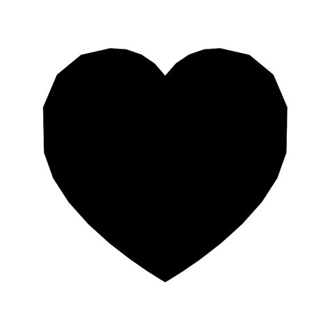 Download Black Heart Symbol | Wallpapers.com