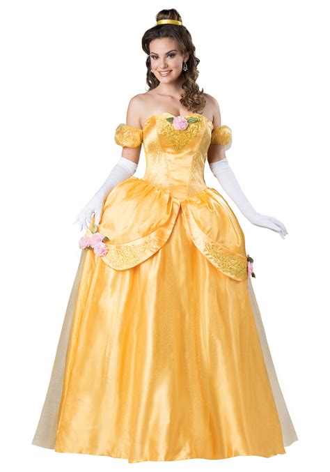 Deluxe Beauty and The Beast Halloween Belle Costume Child Fluffy Girl ...