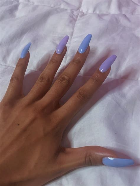 Best 23+ purple and blue nails you must try this year