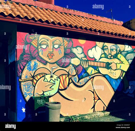 Wall art@ little Havana Miami Stock Photo - Alamy