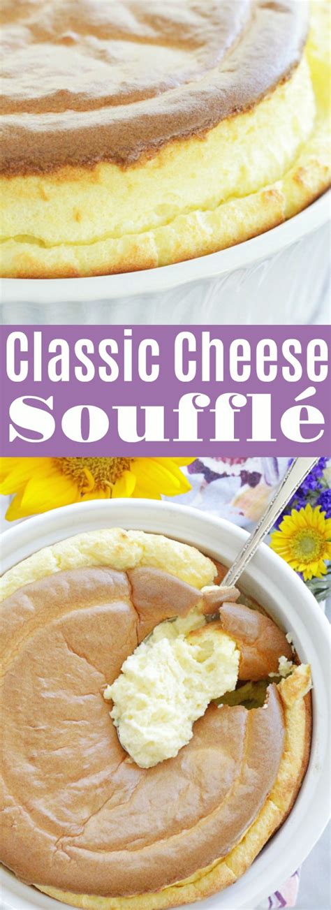 Classic Cheese Soufflé - Foodtastic Mom