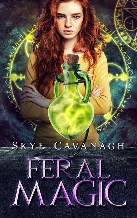 YA Urban Fantasy Book Cover Feral Magic - Books Covers Art