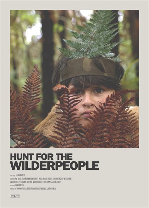 Minimal Movie Posters – Hunt for the Wilderpeople Minimal Movie Poster