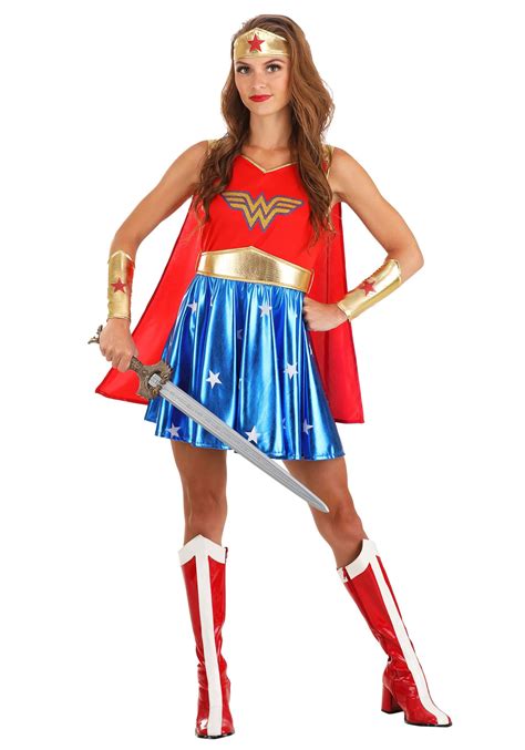 Caped Wonder Woman Adult Costume