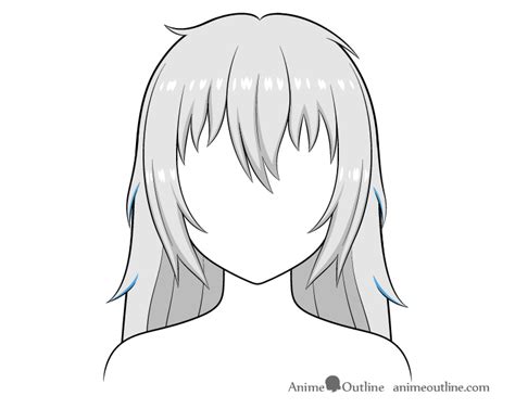 How to Draw Messy Anime Hair - AnimeOutline