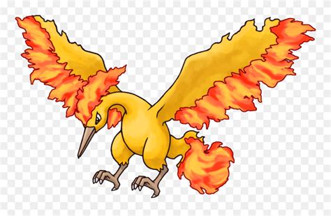 Moltres Pokemon - Moltres Png Clipart (#5272834) - PinClipart