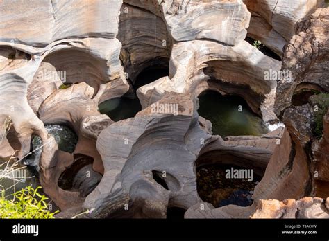 Bourke's Luck potholes, Blyde River Canyon near Graskop, Mpumalanga ...