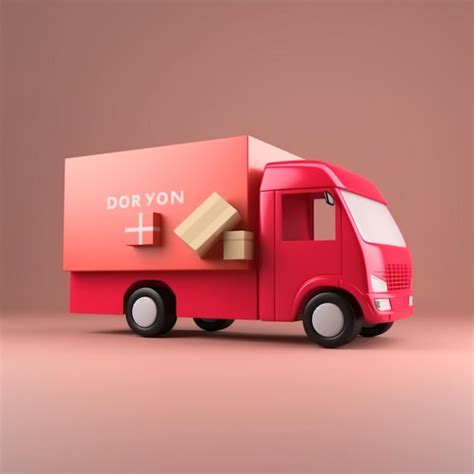 Premium AI Image | Fast delivery truck