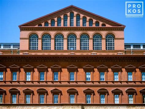 National Building Museum Exterior - Framed Photograph by Andrew Prokos