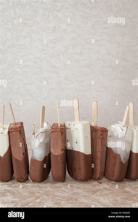 Ice Cream Popsicles Stock Photo - Alamy