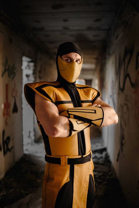 Scorpion Mortal Kombat Cosplay Costume from MK 3 Ultimate | Etsy