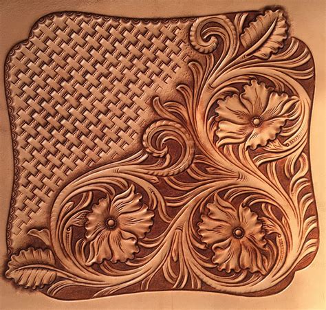 View source image | Leather tooling patterns, Leather working patterns ...