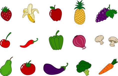 Free Fruit Vegetable Cliparts, Download Free Fruit Vegetable Cliparts ...