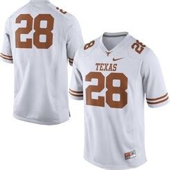 Texas Longhorns Jersey - Texas Jerseys - Longhorns Football Jersey ...