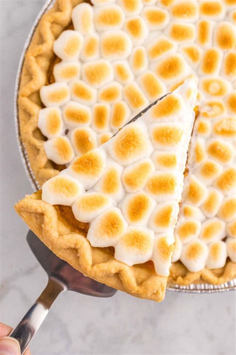 Sweet Potato Pie with Marshmallows - THIS IS NOT DIET FOOD