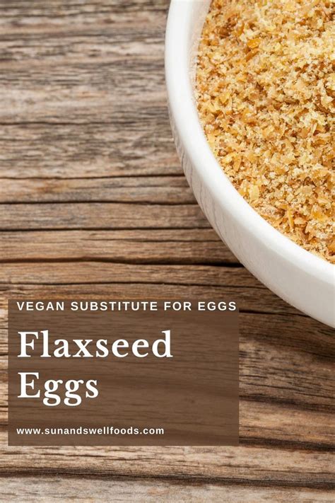 How-To: Flaxseed Egg in 2021 | Vegan egg replacement, Vegan substitutes ...