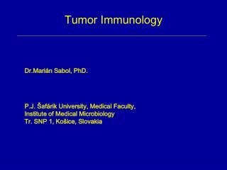 PPT - Tumor Immunology PowerPoint Presentation, free download - ID:4716459