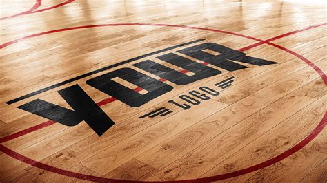 Basketball Court Logo Mockup on Behance