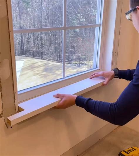 How to Install a Craftsman Style Window Sill and Trim Like a Pro