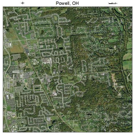 Aerial Photography Map of Powell, OH Ohio