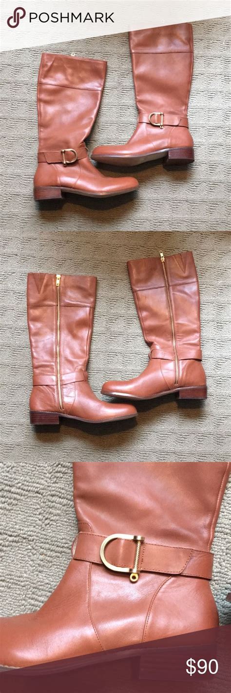 Lands End Leather Riding Boots size 8 1/2 | Leather riding boots ...