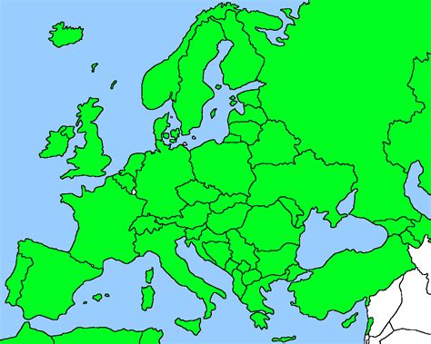 Image - Blank europe map-5-13.gif | Song Contest Wiki | Fandom powered ...