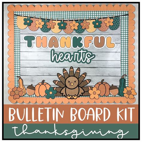 Thanksgiving Bulletin Board Kit, Classroom Decor - Etsy