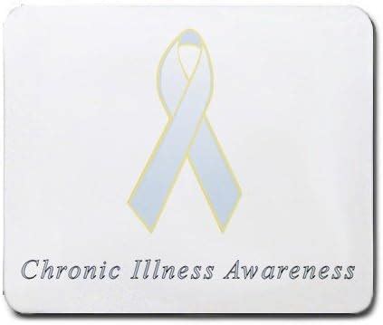 Amazon.com : Chronic Illness Awareness Ribbon Mouse Pad : Office Products