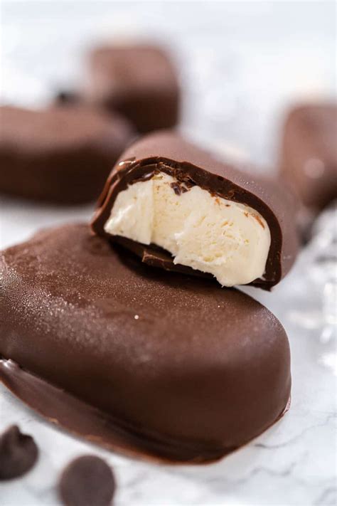 Chocolate-Dipped Ice Cream Bars - Colleen Christensen Nutrition