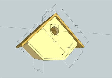 16+ Bird House Dimensions