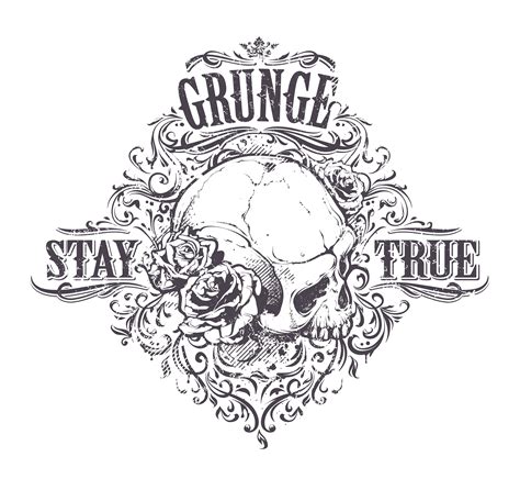 Grunge Skull Art 284279 Vector Art at Vecteezy