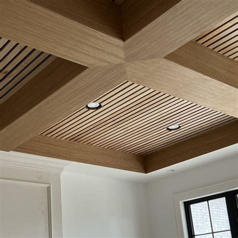 Solid Wood Ceiling Slats Toronto ️ Custom Wood Slat Ceilings