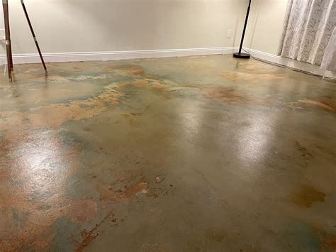 Stained Concrete Floors Color Options | Review Home Decor