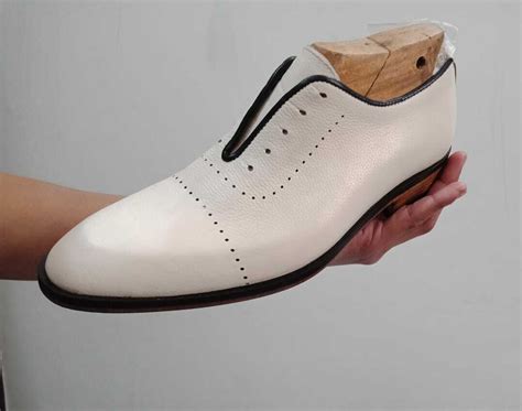 Handmade Men white Party Shoes, Men white leather formal shoes, Men ...