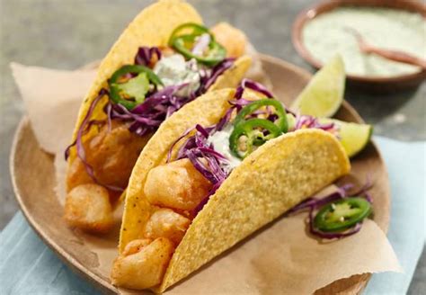 Beer Battered Fish Tacos - Mexican Recipes - Old El Paso