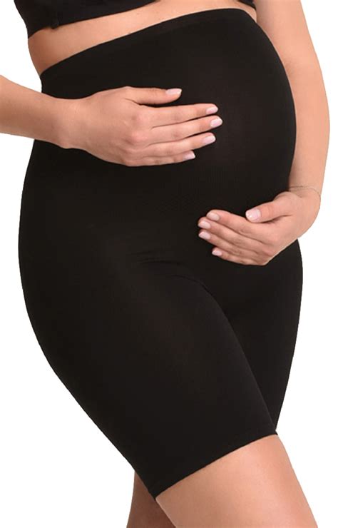 Maternity Seamless Shapewear Shorts Black - Maternity Wedding Dresses ...