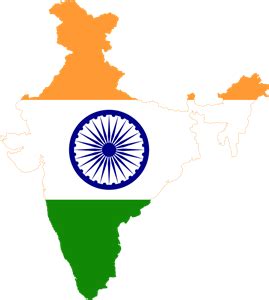 Flag map of India Logo PNG Vector (EPS) Free Download