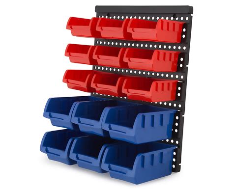 Greenlund 30 Bin Wall Mounted Storage Rack | Catch.com.au