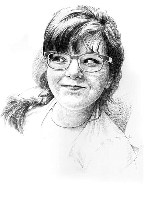 pencil sketches (portraits) on Behance