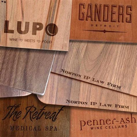 Personalized Wood Clipboard Logo Engraving Gallery | WinwoodDesigns