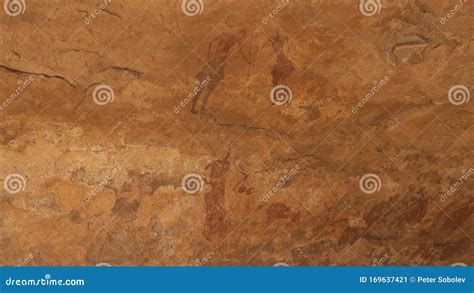 Ancient Rock Art in Sahara Desert Stock Image - Image of rockart ...