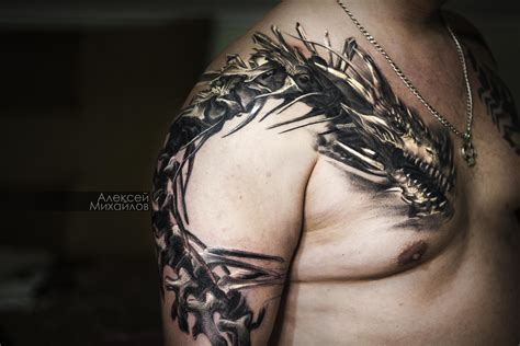 Skeleton dragon : r/tattoo