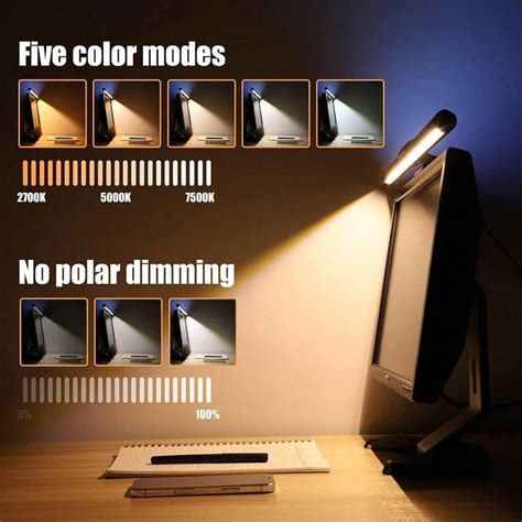 RGB LED Monitor Light Screen Light Bar Computer Screen Hanging Lights ...