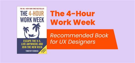 The 4-Hour Work Week - Recommended Book for UX Designers - Aspira