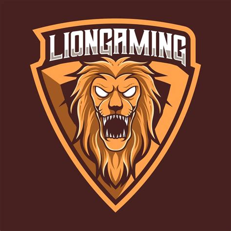 Lion Gaming Mascot Logo Illustration 15645043 Vector Art at Vecteezy