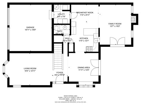 Floor Plan Samples With Dimensions | Floor Roma